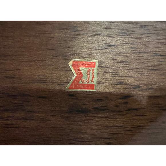 Vintage Wood Charcuterie Board w/ Floral Tile Retro Decor - Picture 3 of 3